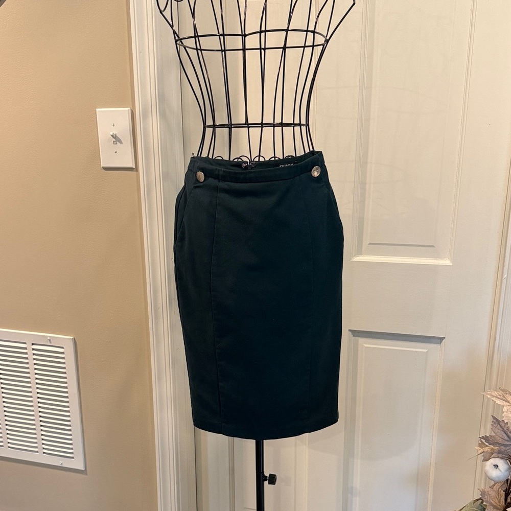 Orsay Forest Green Pencil Skirt